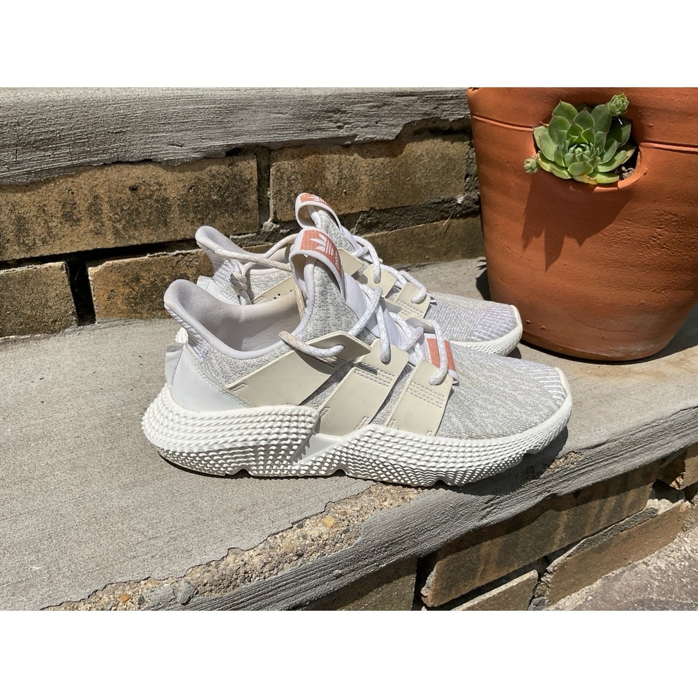 Adidas Prophere White Chalk/Grey/Copper Running Shoes Women's Size 7